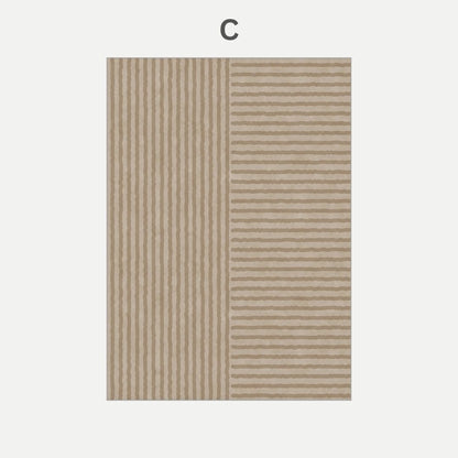 Modern Abstract Black White Beige Geometric Wall Art Canvas Prints For Nordic Living Room Wall Decor