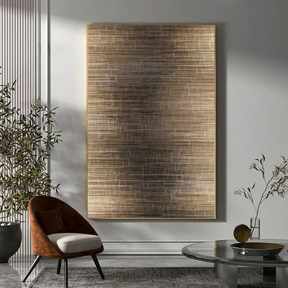 Modern Abstract Luxury Black Gray Metallic Effect Wall Art Canvas Prints Large Poster For Modern Living Room Bedroom Home Decor