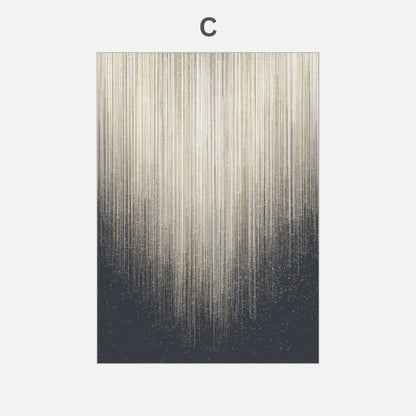 Modern Abstract Luxury Black Gray Metallic Effect Wall Art Canvas Prints Large Poster For Modern Living Room Bedroom Home Decor