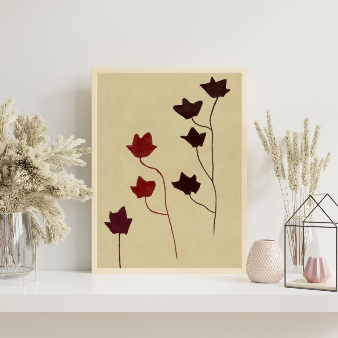 Modern Geometric Pastel Pattern Abstract Aesthetic Wall Art Canvas Prints For Scandinavian Living Room Bedroom Wall Decor