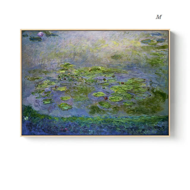 Nordic Landscape Monet Canvas Prints | Abstract Posters Impressionism Art Masterpiece Wall Art Modern Pictures For Living Room Bedroom