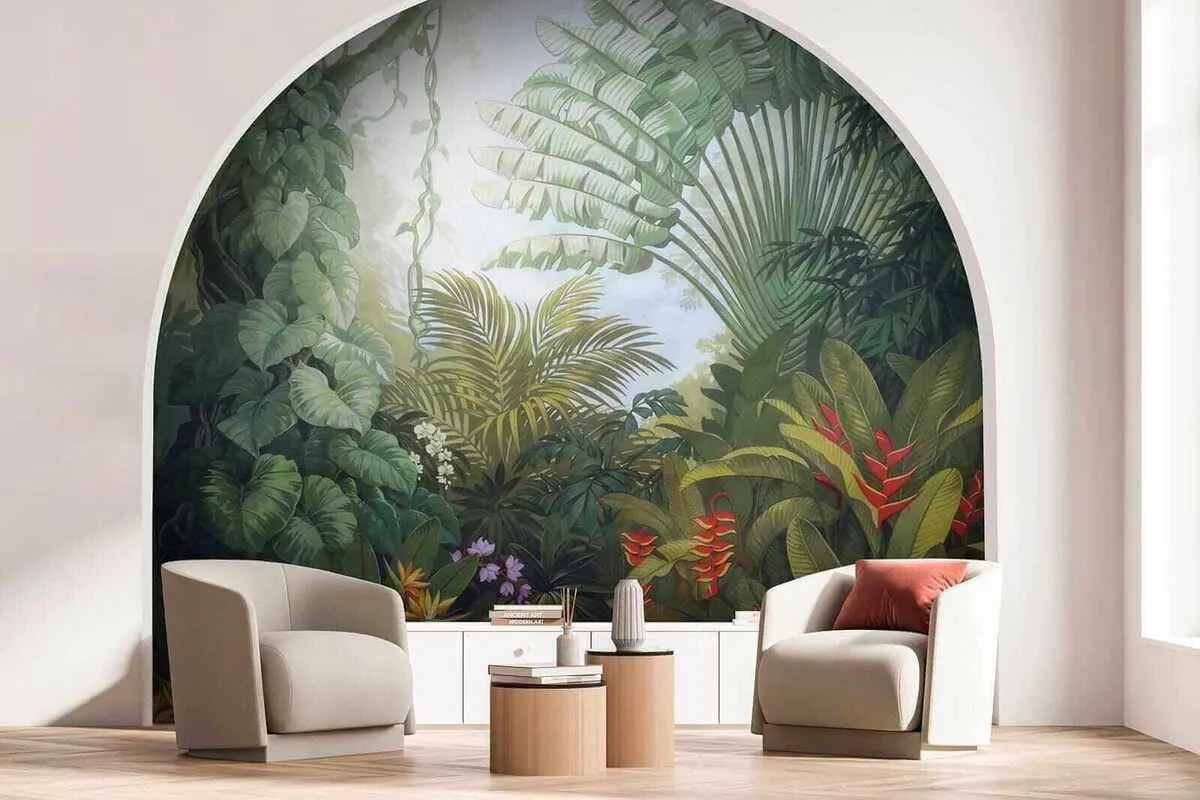 Paradise Tropical Garden Mural Wallpaper (SqM)