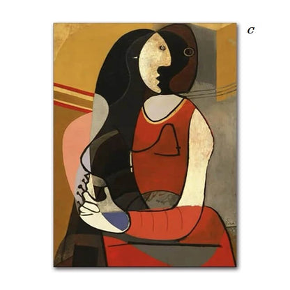 Picasso Famous Artworks Canvas Prints Abstract Wall Art Cubism Pictures Of Women Poster For Living Room Bedroom Home Décor