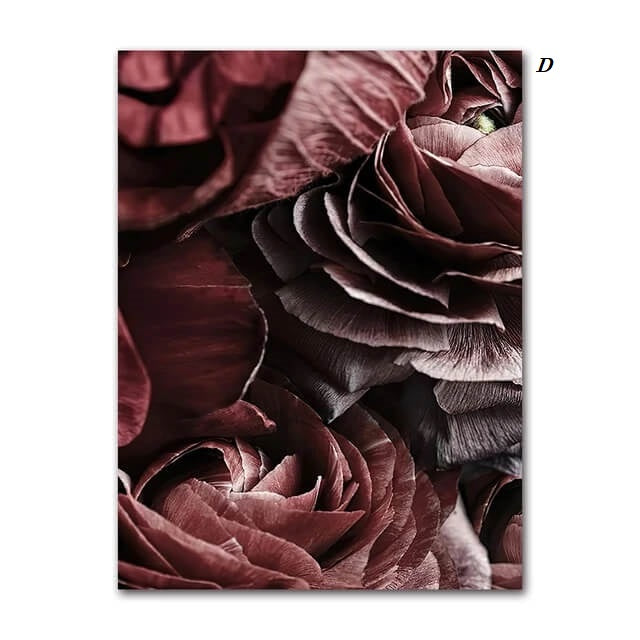 Red Poppies Canvas Prints Scandinavian Poster Botanical Wall Art Floral Pictures For Stylish Living Room Dining Room Home Décor