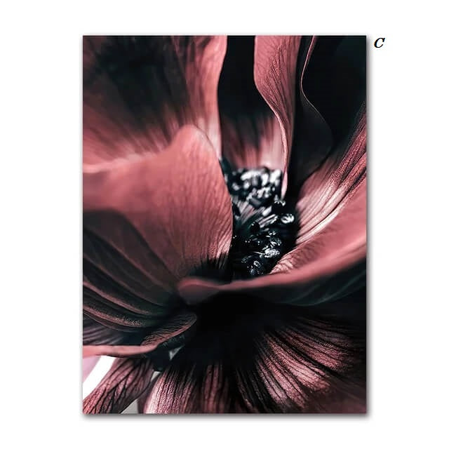 Red Poppies Canvas Prints Scandinavian Poster Botanical Wall Art Floral Pictures For Stylish Living Room Dining Room Home Décor