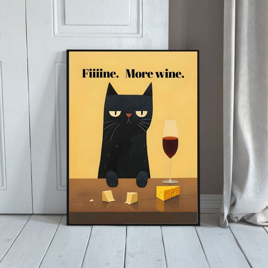 Retro Funny Kitchen Wine Quotes Wall Art Canvas Prints For Dining Room Kitchen Wall Decor
