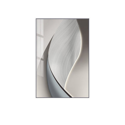 Abstract Gray Beige Wall Art Fine Art Canvas Prints Poster For Modern Apartment Living Room Office Wall Decor