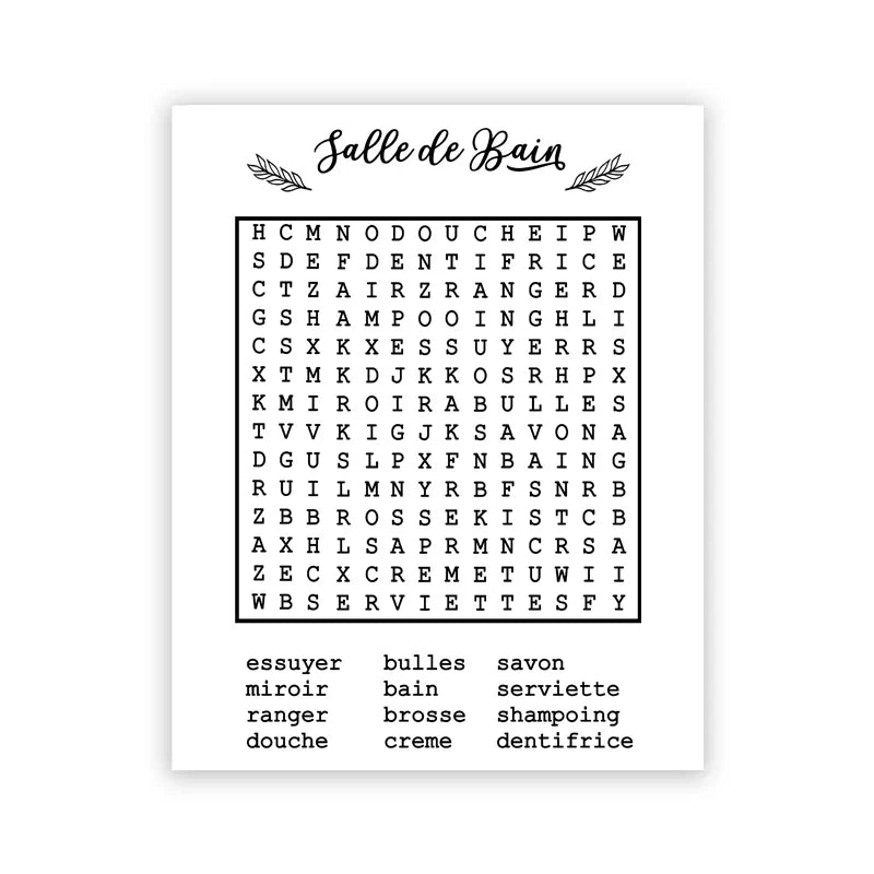 Bathroom Rules French Quotes Funny Toilet Wall Art Canvas Prints Typographic Quotations For Bathroom Toilet Room WC Wall Decor