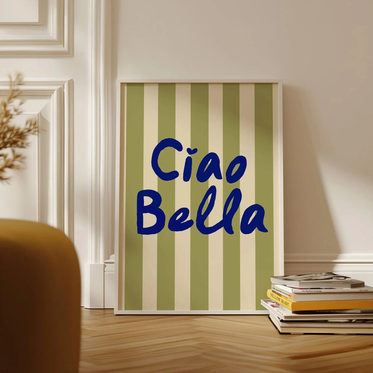 Ciao Bella Dolce Vita Quote Fashion Wall Art Canvas Prints Typographic Letters Posters Prints For Living Room Bedroom Art Decor