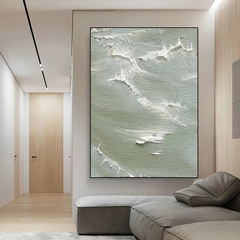 Abstract Ocean Waves Seascape Coastal Wall Art Canvas Prints For Living Room Bedroom Wall Decor