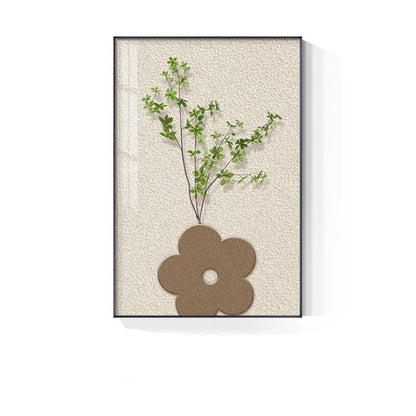 Floral Still Life Wall Art Canvas Prints Minimalist Botanical Posters For Living Room Kitchen Dining Room Wall Decor