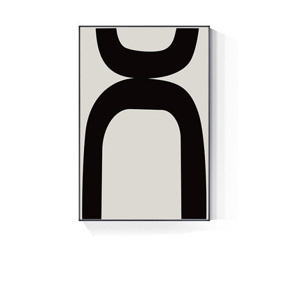 Bold Black White Minimalist Wall Art Canvas Prints Modern Abstract Posters For Contemporary Living Room Home Office Decor