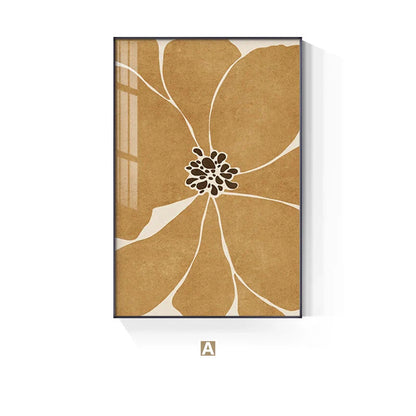 Big Floral Abstract Botanical Pastel Wall Art Canvas Prints For Modern Apartment Living Room Dining Room Wall Decor