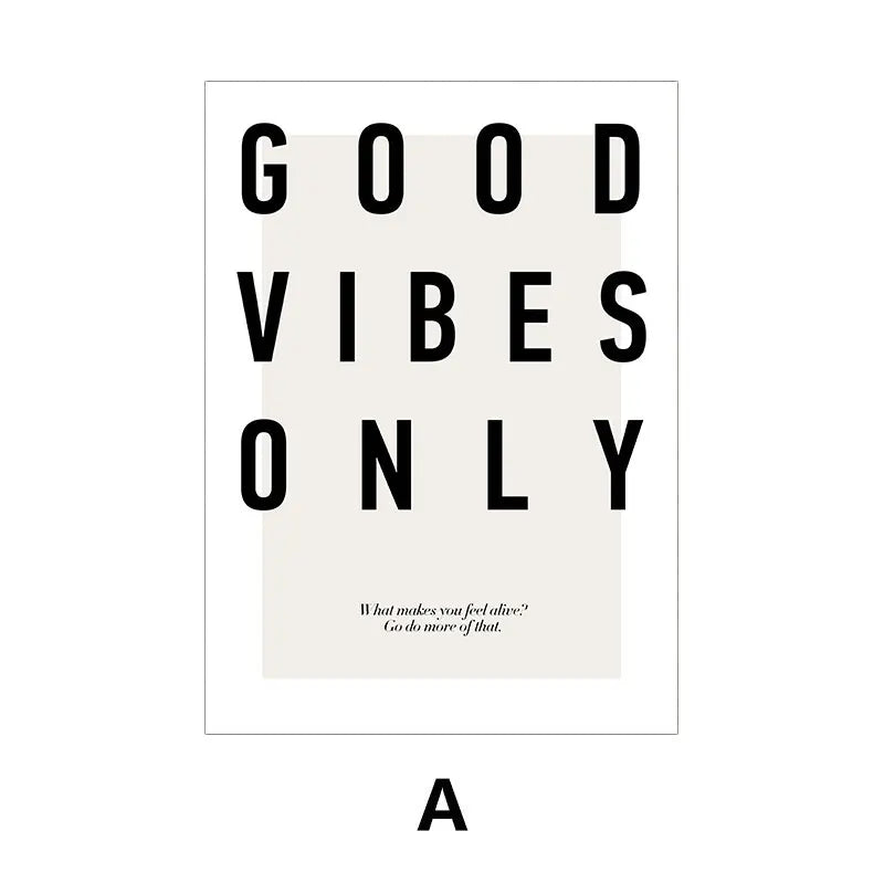 Dream Big Inspirational Phrases Quotes Wall Art Canvas Prints Black and White Minimalist Typographic Posters For Living Room