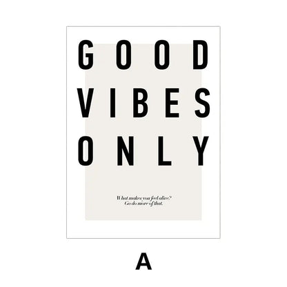 Dream Big Inspirational Phrases Quotes Wall Art Canvas Prints Black and White Minimalist Typographic Posters For Living Room