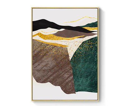 Abstract Mountain Landscape Wall Art Canvas Prints For Modern Apartment Living Room Bedroom Art Decor
