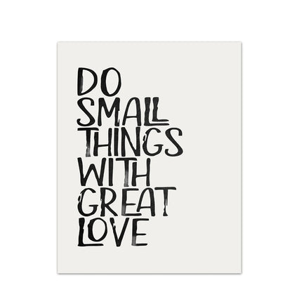 Blue Black Minimalist Geometric Line Art Wall Art Canvas Prints Inspirational Quote Poster For Living Room Bedroom Home Office Decor