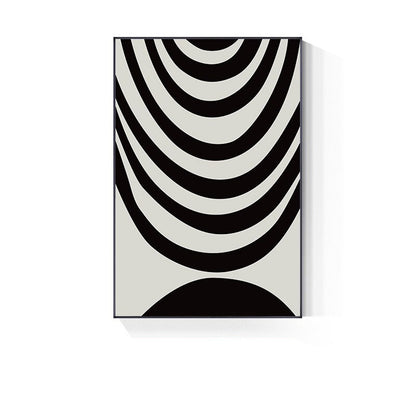 Bold Black White Minimalist Wall Art Canvas Prints Modern Abstract Posters For Contemporary Living Room Home Office Decor