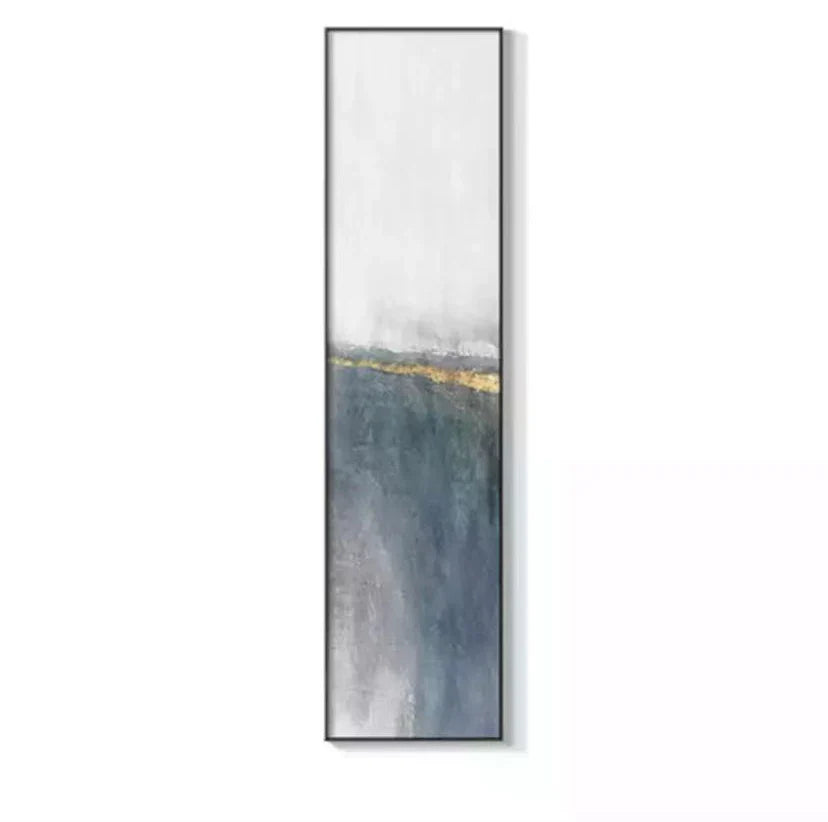 Abstract Geomorphic Vertical Strip Wall Art Canvas Prints Skyscraper Format Poster For Hall Living Room  Home Office Wall Art Decor
