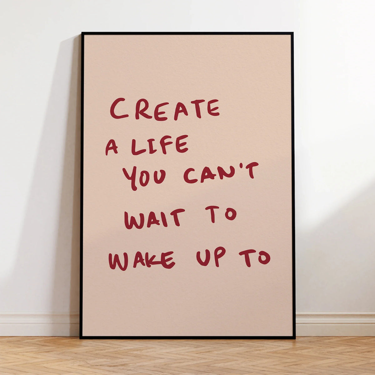 Inspirational Motivational Quote Wall Art Canvas Print Modern Typographic Poster For Living Room Bedroom Art Decor