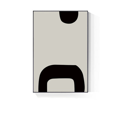 Bold Black White Minimalist Wall Art Canvas Prints Modern Abstract Posters For Contemporary Living Room Home Office Decor