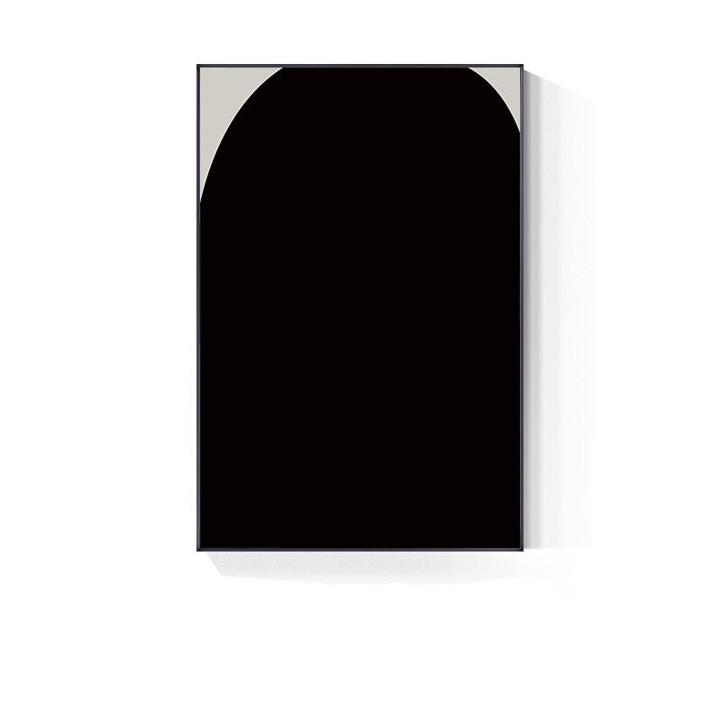 Bold Black White Minimalist Wall Art Canvas Prints Modern Abstract Posters For Contemporary Living Room Home Office Decor