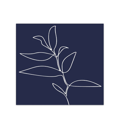 Blue Black Minimalist Geometric Line Art Wall Art Canvas Prints Inspirational Quote Poster For Living Room Bedroom Home Office Decor