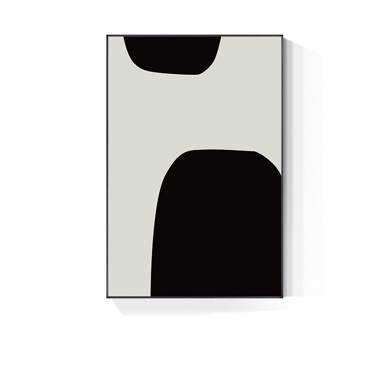 Bold Black White Minimalist Wall Art Canvas Prints Modern Abstract Posters For Contemporary Living Room Home Office Decor