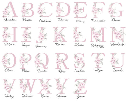 Cute Animals Nursery Posters Personalized Baby's Name Wall Art Canvas Prints For Baby's Room Kids' Room Wall Decor