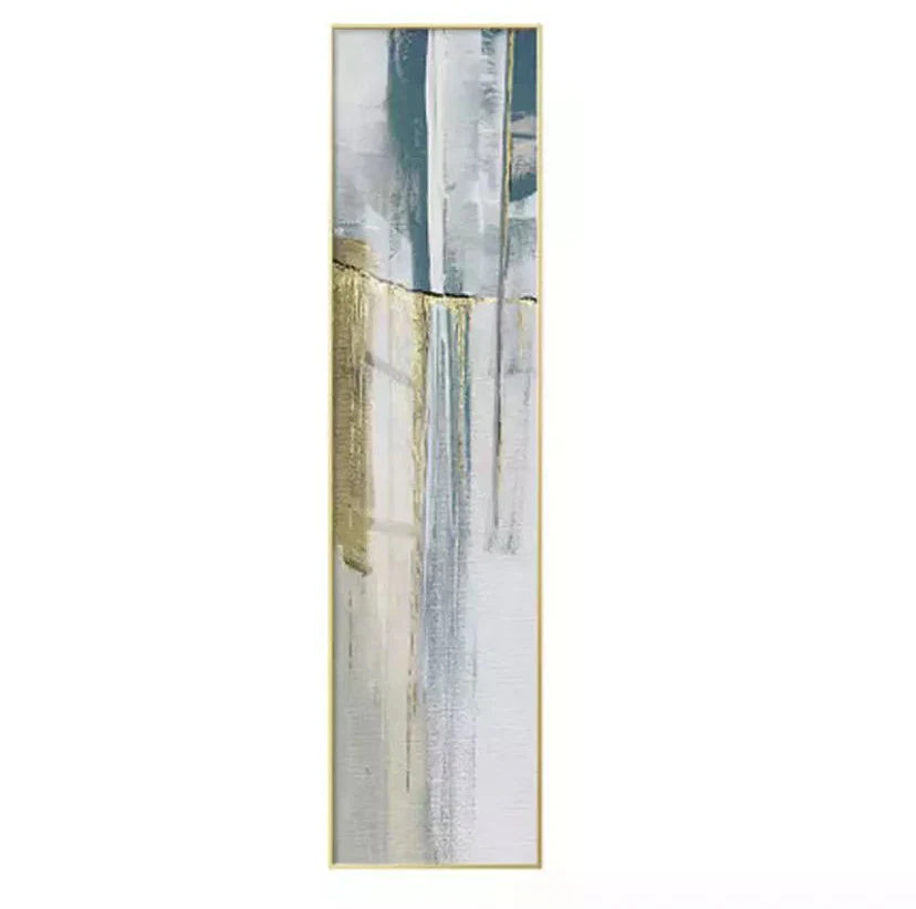 Abstract Geomorphic Vertical Strip Wall Art Canvas Prints Skyscraper Format Poster For Hall Living Room  Home Office Wall Art Decor