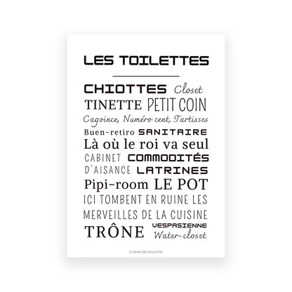 Bathroom Rules French Quotes Funny Toilet Wall Art Canvas Prints Typographic Quotations For Bathroom Toilet Room WC Wall Decor