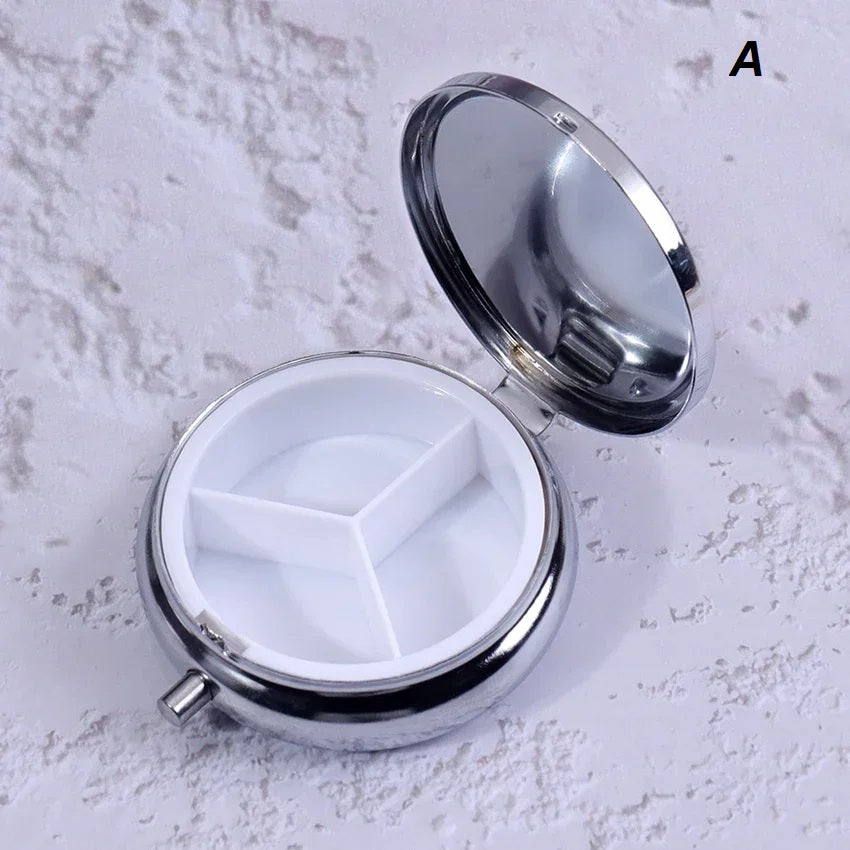 Stylish Pill Container Portable Travel Pill Organizer Small Pill Case For Purse