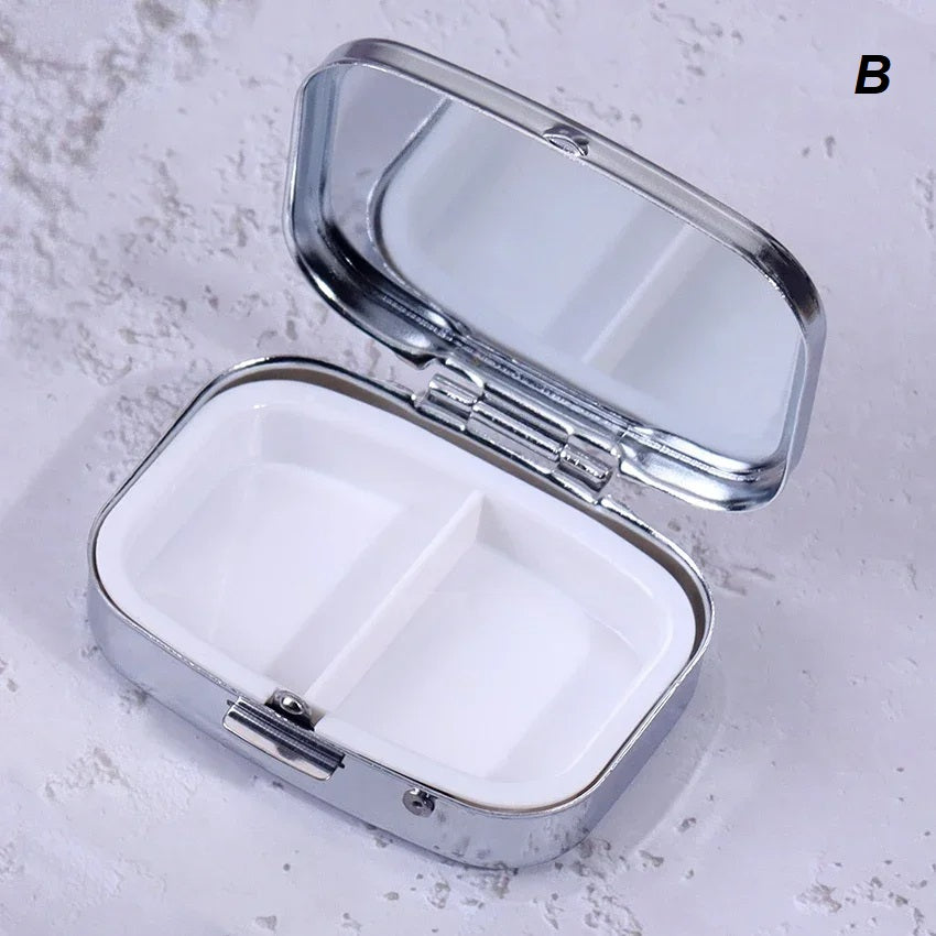 Stylish Pill Container Portable Travel Pill Organizer Small Pill Case For Purse