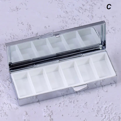 Stylish Pill Container Portable Travel Pill Organizer Small Pill Case For Purse