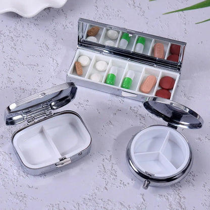 Stylish Pill Container Portable Travel Pill Organizer Small Pill Case For Purse