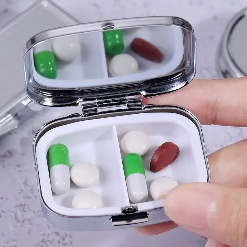 Stylish Pill Container Portable Travel Pill Organizer Small Pill Case For Purse