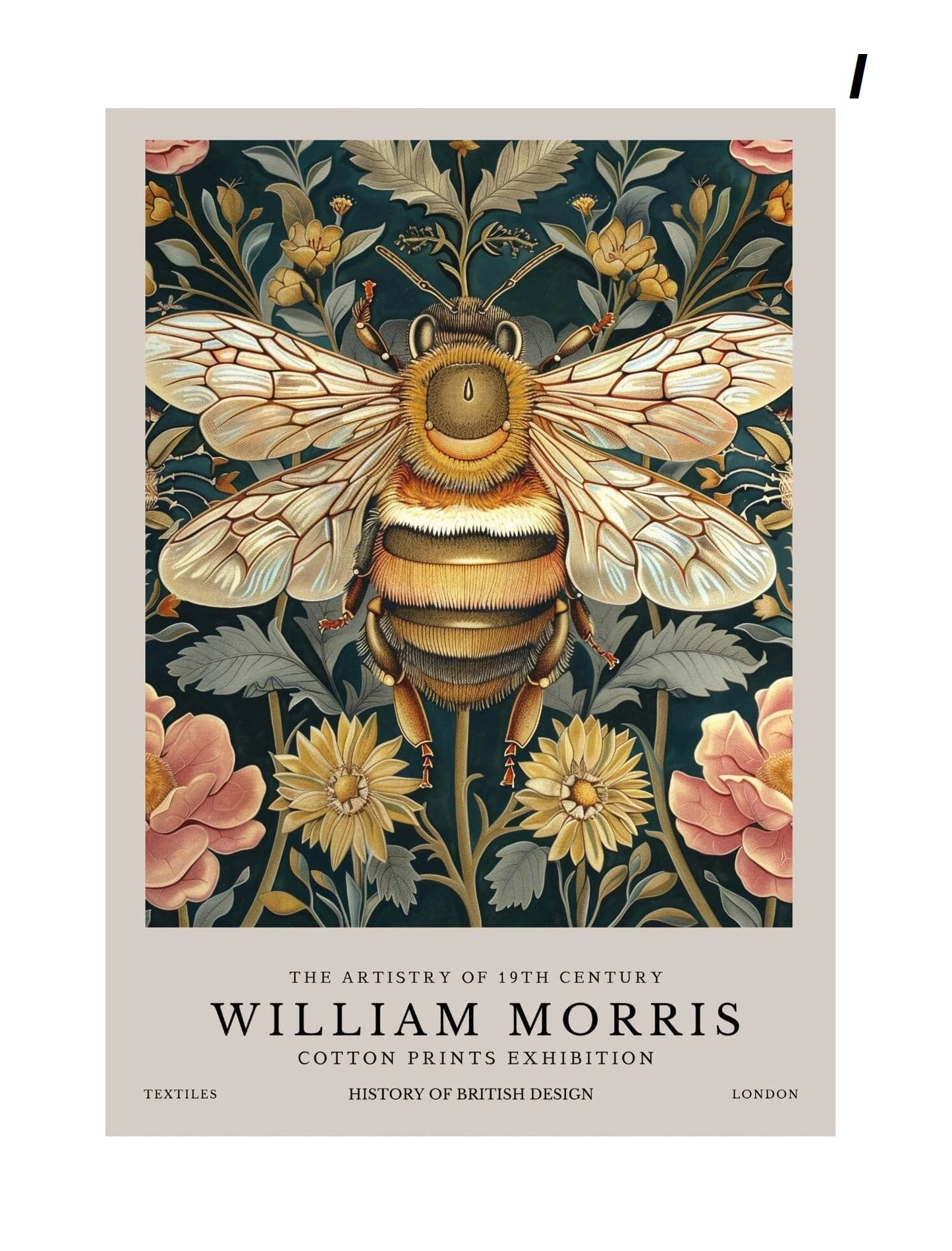 William Morris Wall Art Retro Museum Exhibition Poster Fish Dragon Fox Deer Butterflies Peacock Canvas Prints Fine Art For Living Room Décor