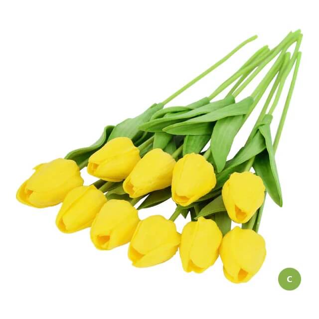 Beautiful Tulips Artificial Flowers For Maintenance-Free Creative Home Décor Floral Displays For Living Room Dining Room Nordic Home Decoration