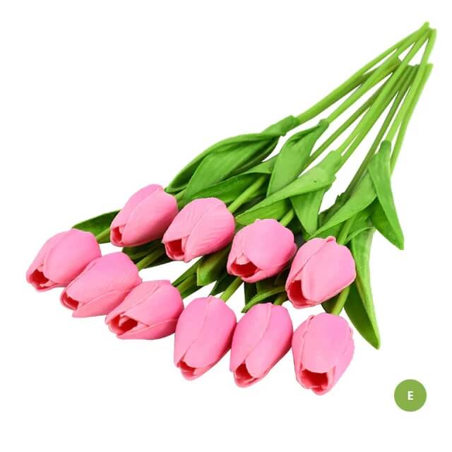 Beautiful Tulips Artificial Flowers For Maintenance-Free Creative Home Décor Floral Displays For Living Room Dining Room Nordic Home Decoration