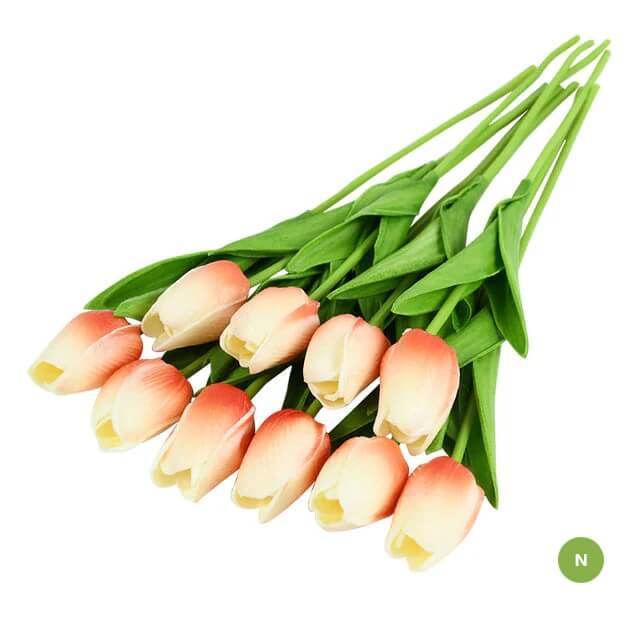 Beautiful Tulips Artificial Flowers For Maintenance-Free Creative Home Décor Floral Displays For Living Room Dining Room Nordic Home Decoration