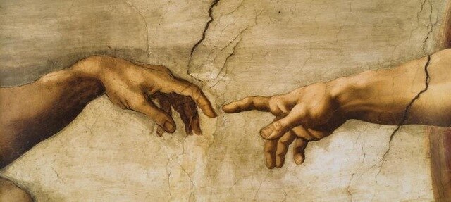 Famous Artists Michelangelo Wall Art Creation Of Adam Painting Canvas Print Renaissance Art Poster Iconic Art