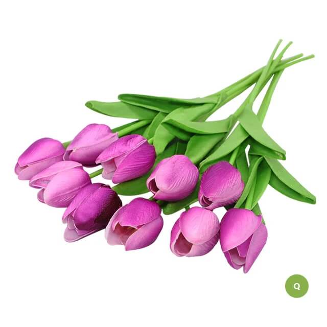 Beautiful Tulips Artificial Flowers For Maintenance-Free Creative Home Décor Floral Displays For Living Room Dining Room Nordic Home Decoration