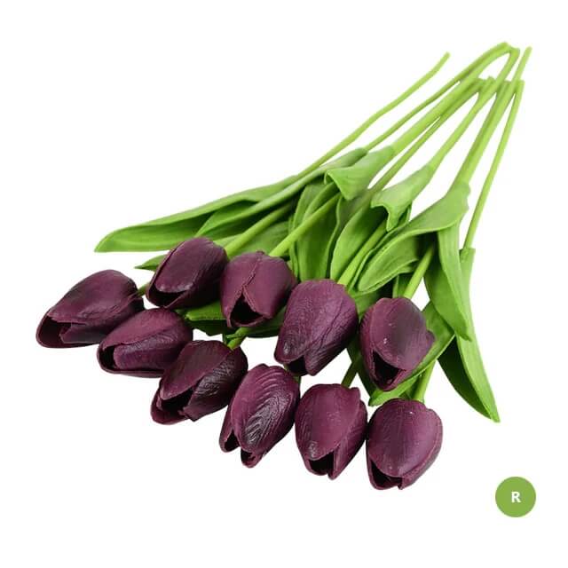 Beautiful Tulips Artificial Flowers For Maintenance-Free Creative Home Décor Floral Displays For Living Room Dining Room Nordic Home Decoration