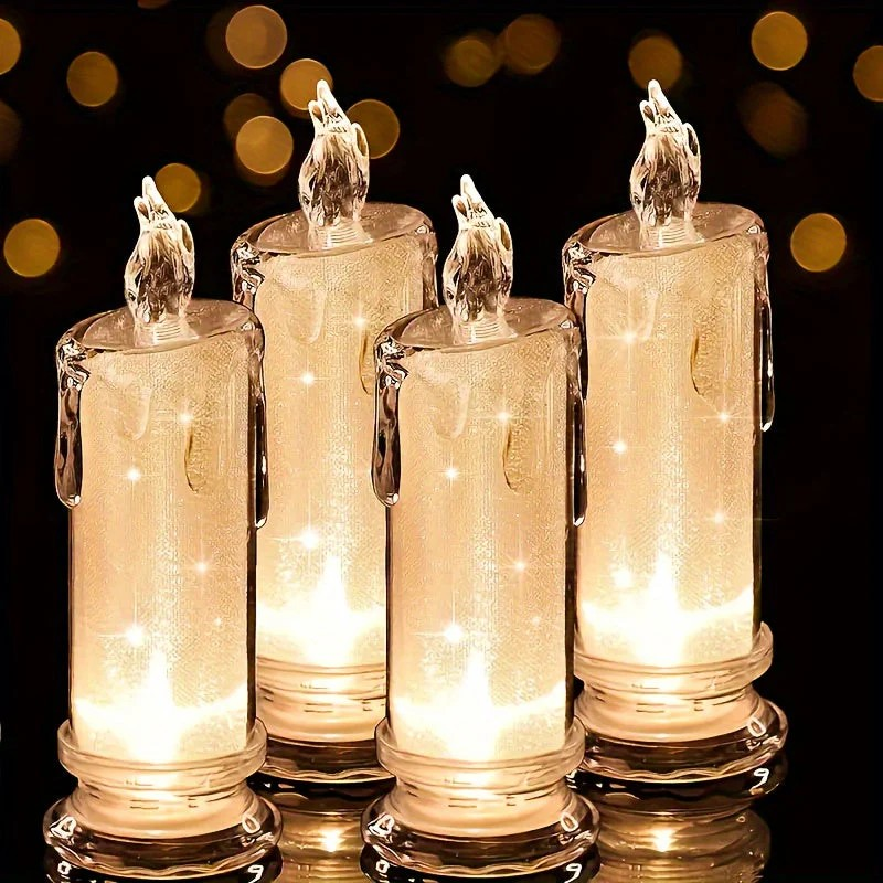 Romantic Flameless LED Candle Set – Battery-Operated Mood Lights