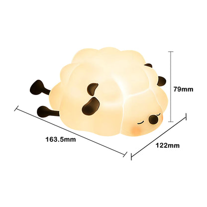 Cute Sheep Silicone Lamp Squishy Night Light Kid Lamp