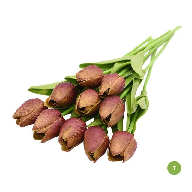 Beautiful Tulips Artificial Flowers For Maintenance-Free Creative Home Décor Floral Displays For Living Room Dining Room Nordic Home Decoration