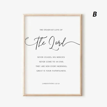 Bible Verse The Lord Your God Is Good Wall Art Canvas Prints Motivational Art Print Isaiah 41 Scripture Poster