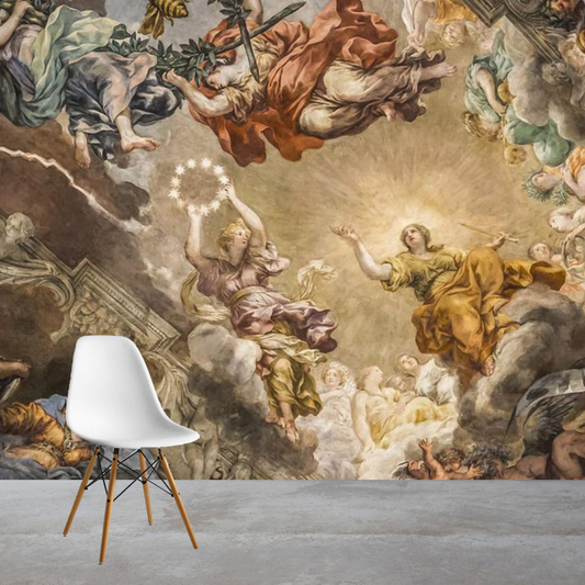 Italian Renaissance Art Mural Wallpaper (SqM)