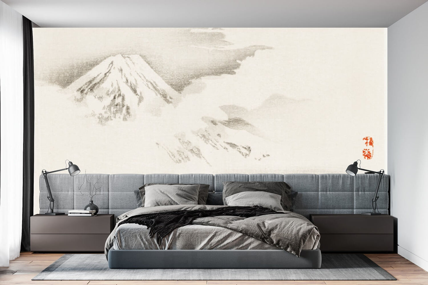 Mount Fuji View Mural Wallpaper (SqM)