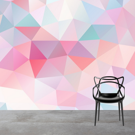 Colorful Geometric Fantasy Mural Wallpaper (SqM)